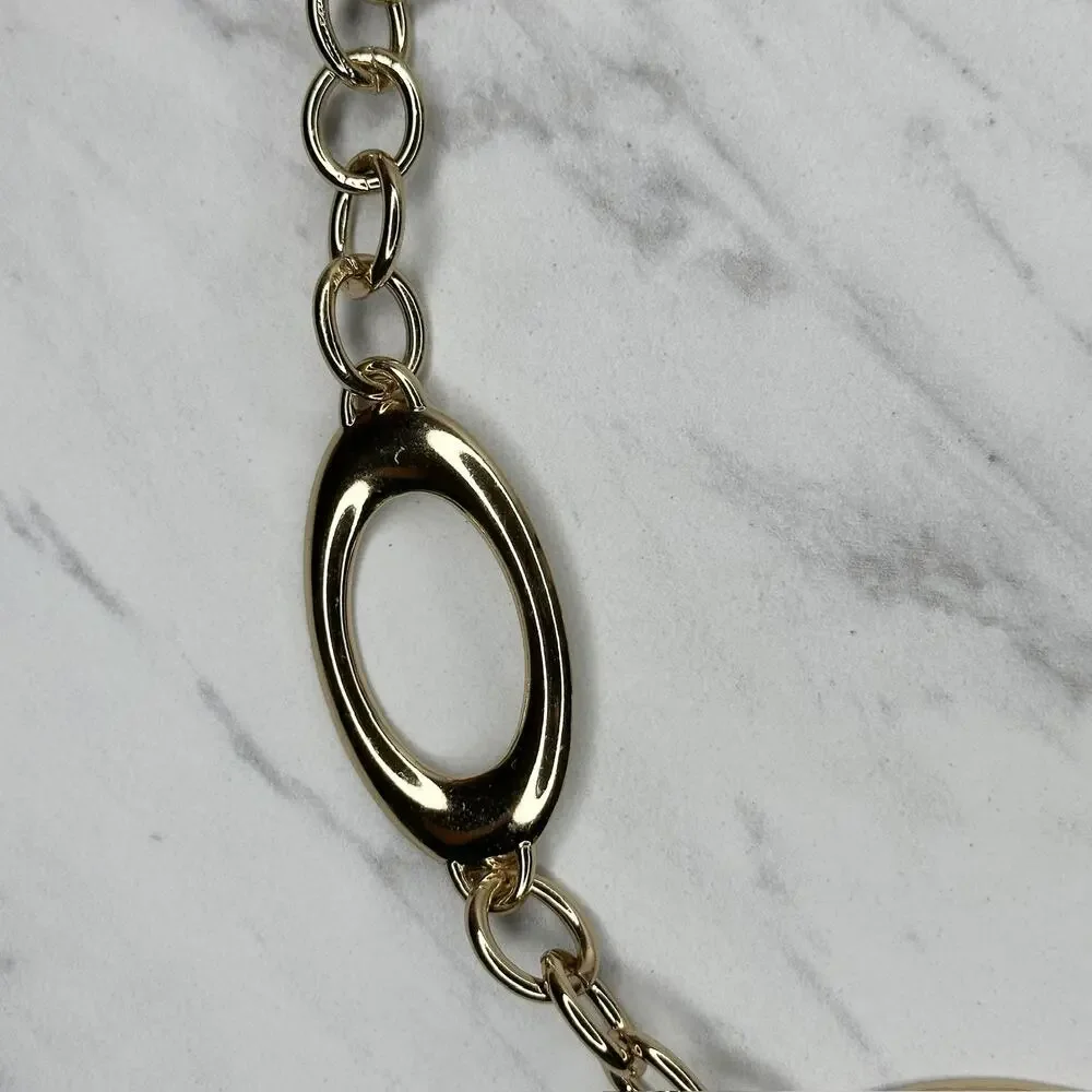 Fossil Gold Chain Belt Oval Link Extra Large/2X (XL/2X) ✨